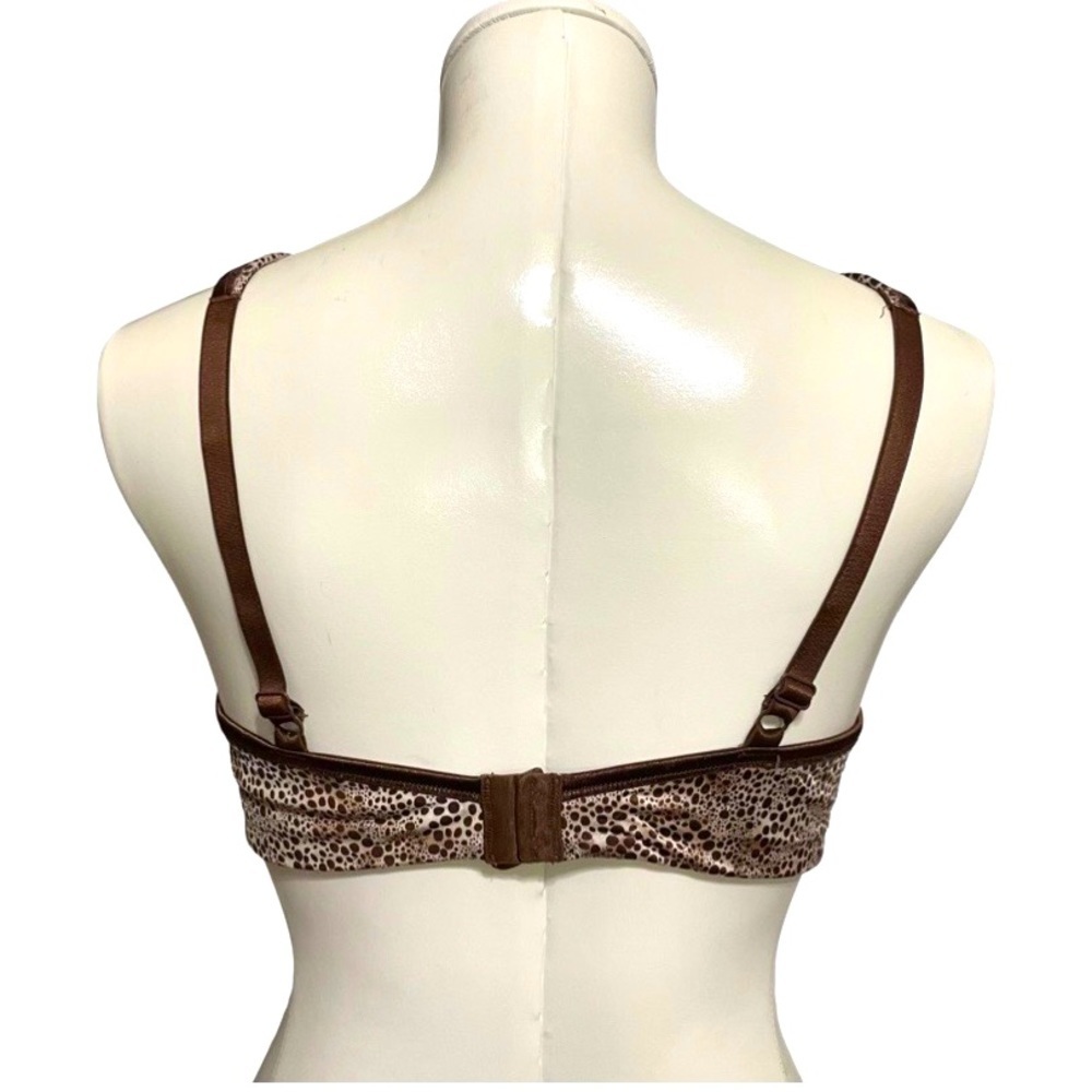 VANITY FAIR leopard print underwire bra 40C - Picture 3 of 10